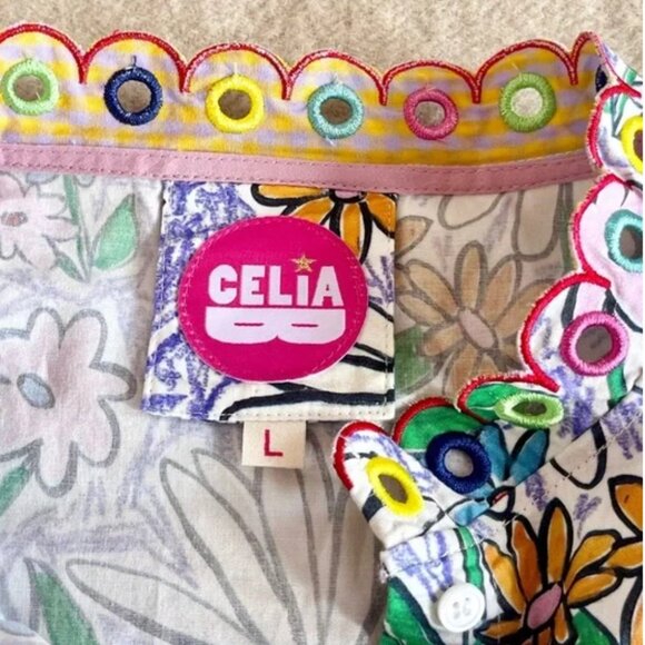 Celia B Oliver scalloped midi tiered dress - Picture 7 of 12